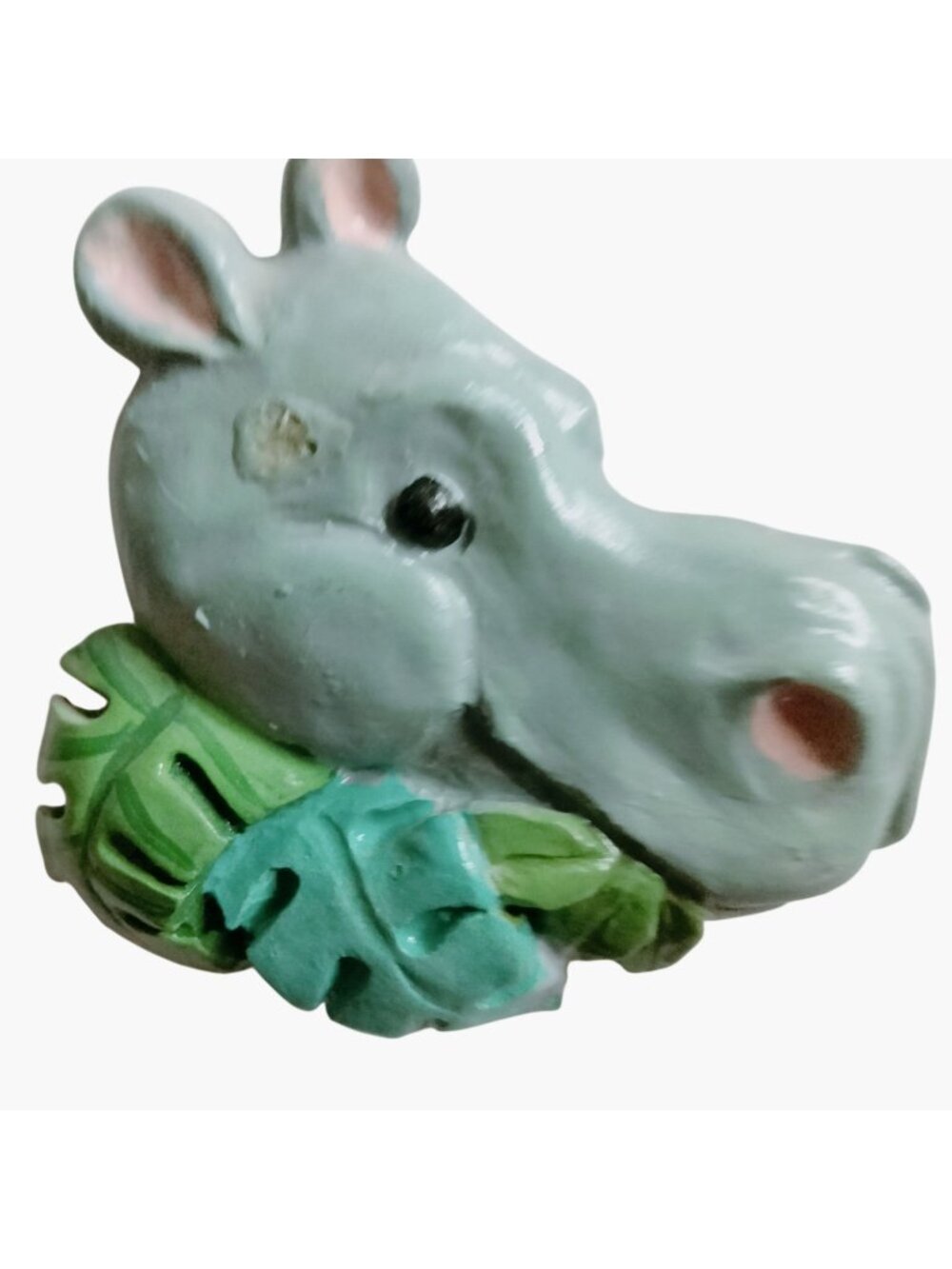 Figi Graphics Hippopotamus Magnet Collectible House Hippo Good Luck VTG 1993